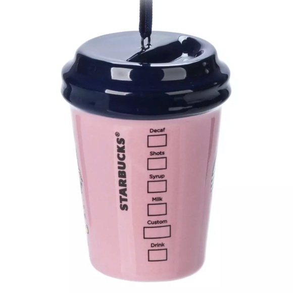 Minnie Mouse Starbucks Cup Ornament – EPCOT - Picture 2 of 3